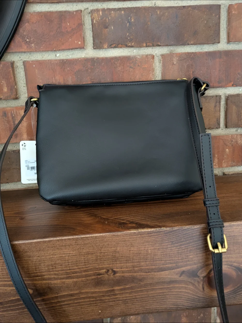 a.n.a Crossbody Bag in Black with Gold Hardware